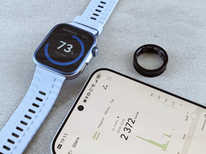 Titanium smart ring representing the Samsung Galaxy Ring form factor — research-derived photograph used for illustration; not a personally-owned device.